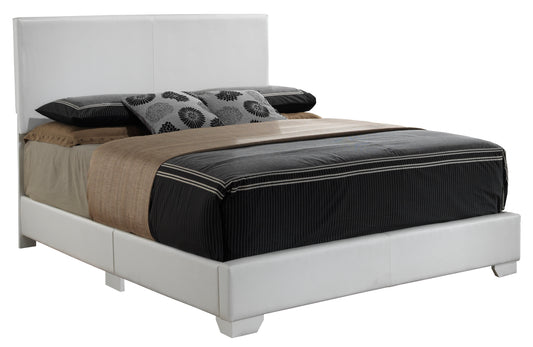Elegant White Platform Bed - Relaxed Spaces
