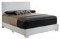 Elegant White Platform Bed - Relaxed Spaces