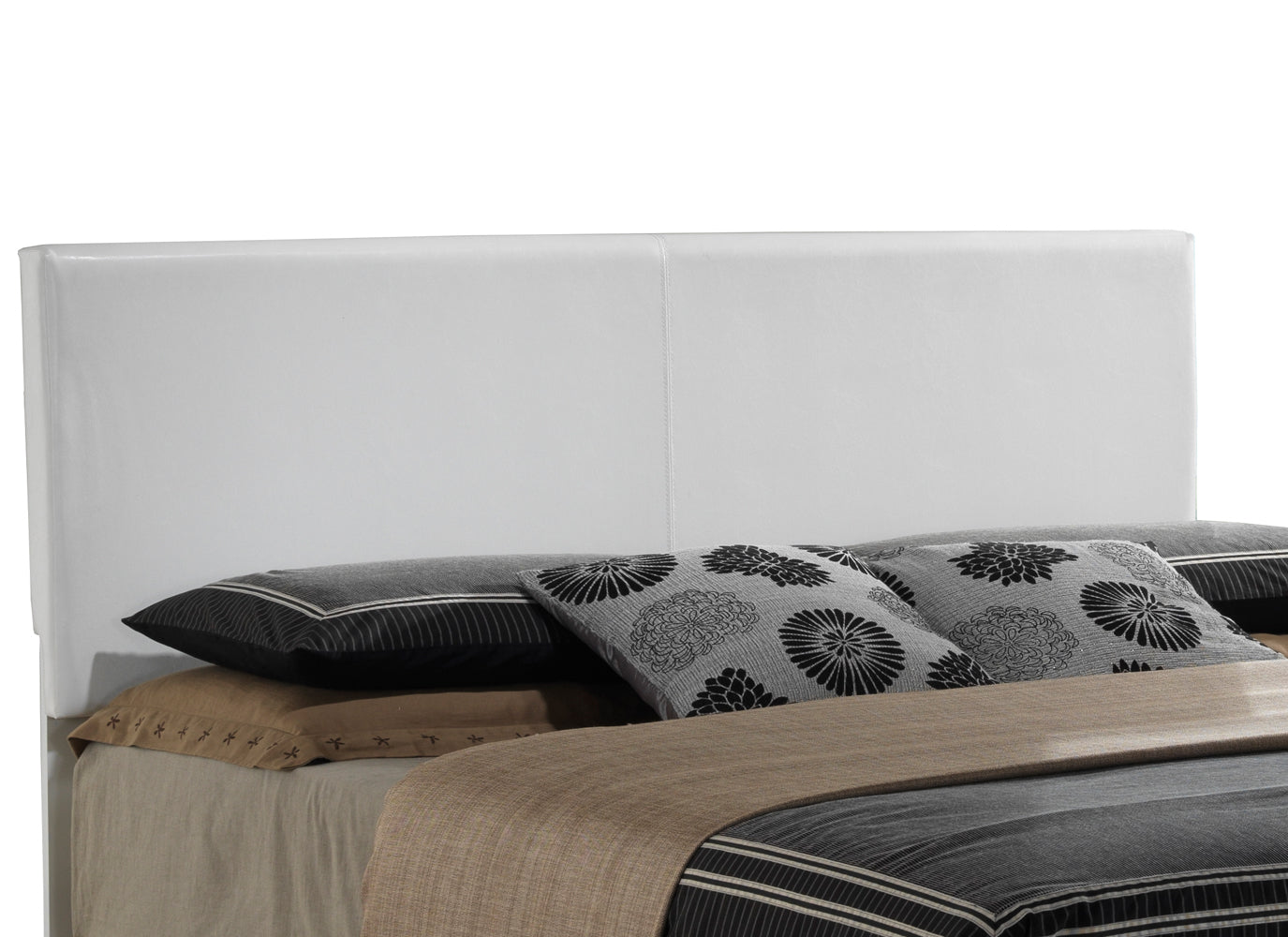 Elegant White Platform Bed - Relaxed Spaces