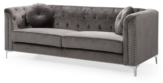 Elegant Contemporary Dark Gray Sofa