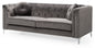 Elegant Contemporary Dark Gray Sofa