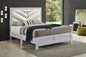 Moreland G002900A-QB Queen Bed (Mattress Not Included), Sparkling White