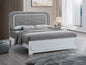 Milan G08590A-QB QUEEN BED (Mattress Not Included), White