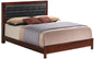 Elegant Cherry Full Bed With Transitional Style