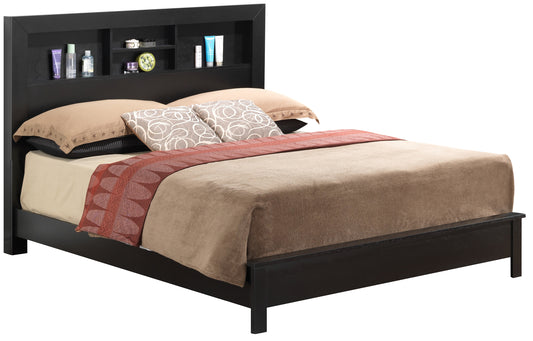 Elegant Black Full Bed For Versatile Spaces