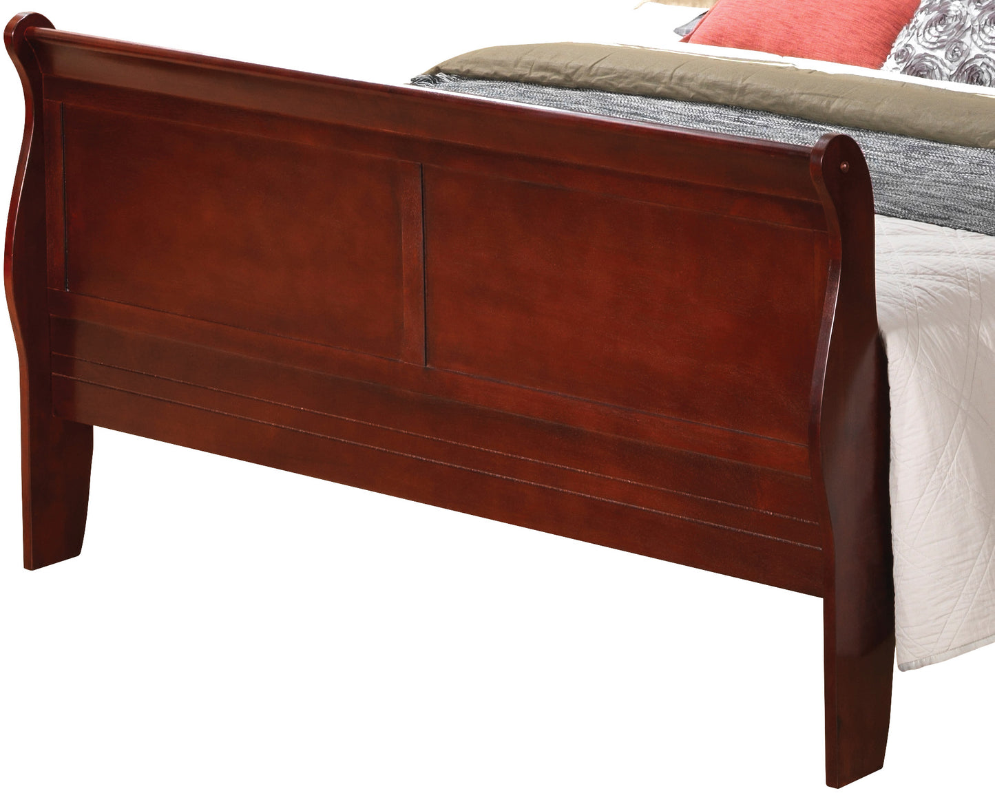 Cherry Traditional Full Bed - Comfortable & Durable for Bedroom