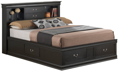 Elegant Full Storage Bed With Classic Charm