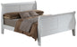 Elegant Traditional White Bed Frame