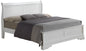 Charming Traditional King Bed In White
