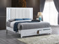Burlington G2490F-QB5 Queen Bed (Mattress Not Included), White