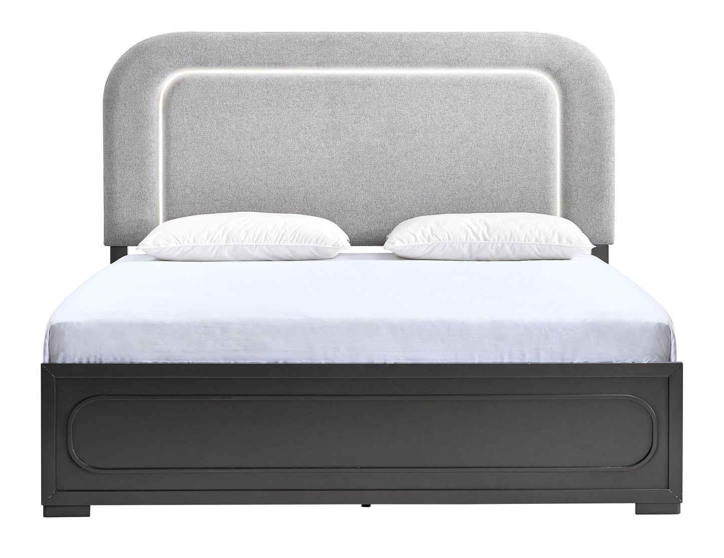 Wenge Wood Queen Bed Frame - 65" x 87" for Bedroom