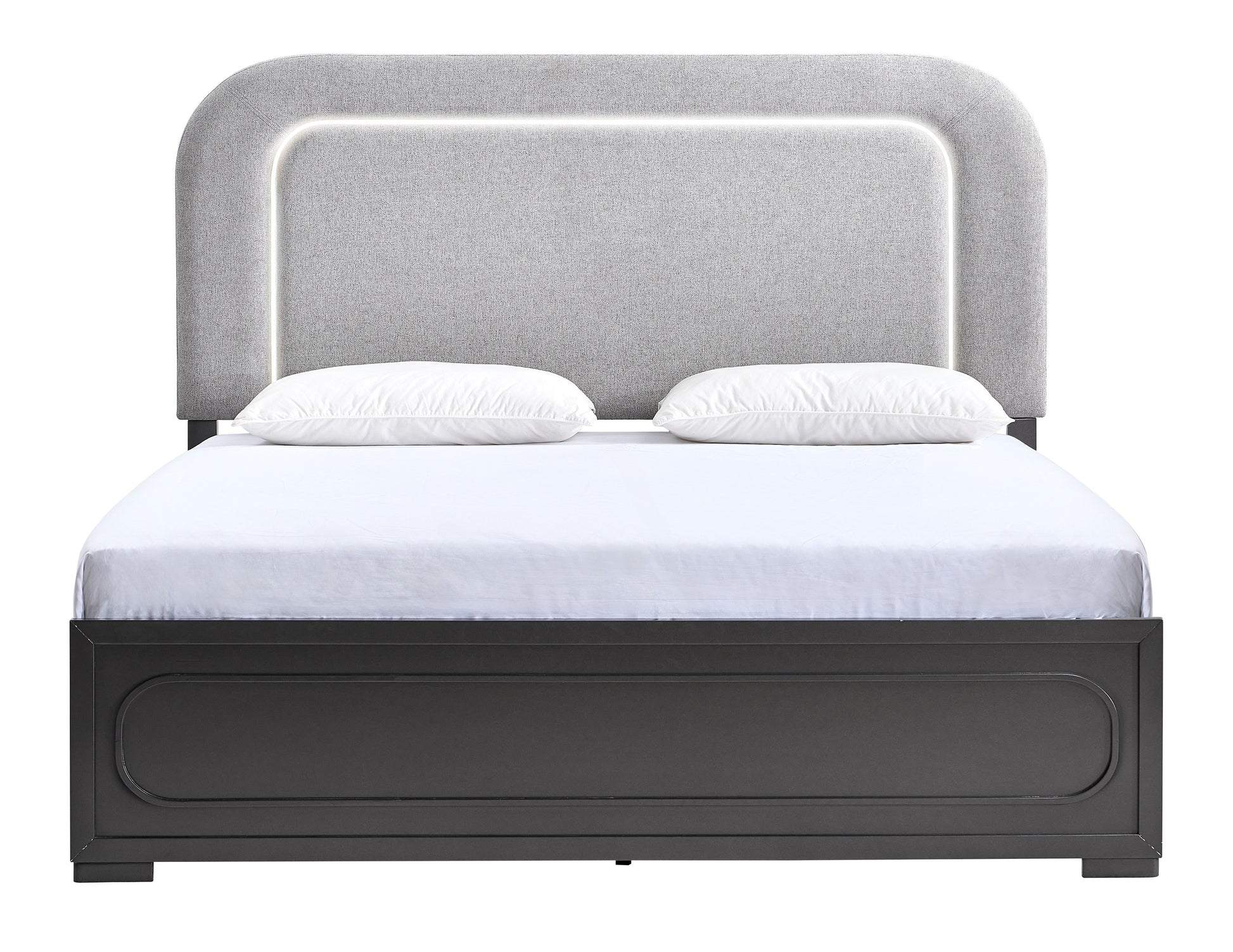 Wenge Wood Queen Bed Frame - 65" x 87" for Bedroom
