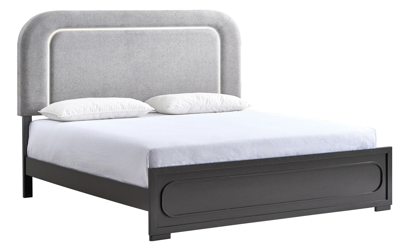 Wenge Wood Queen Bed Frame - 65" x 87" for Bedroom