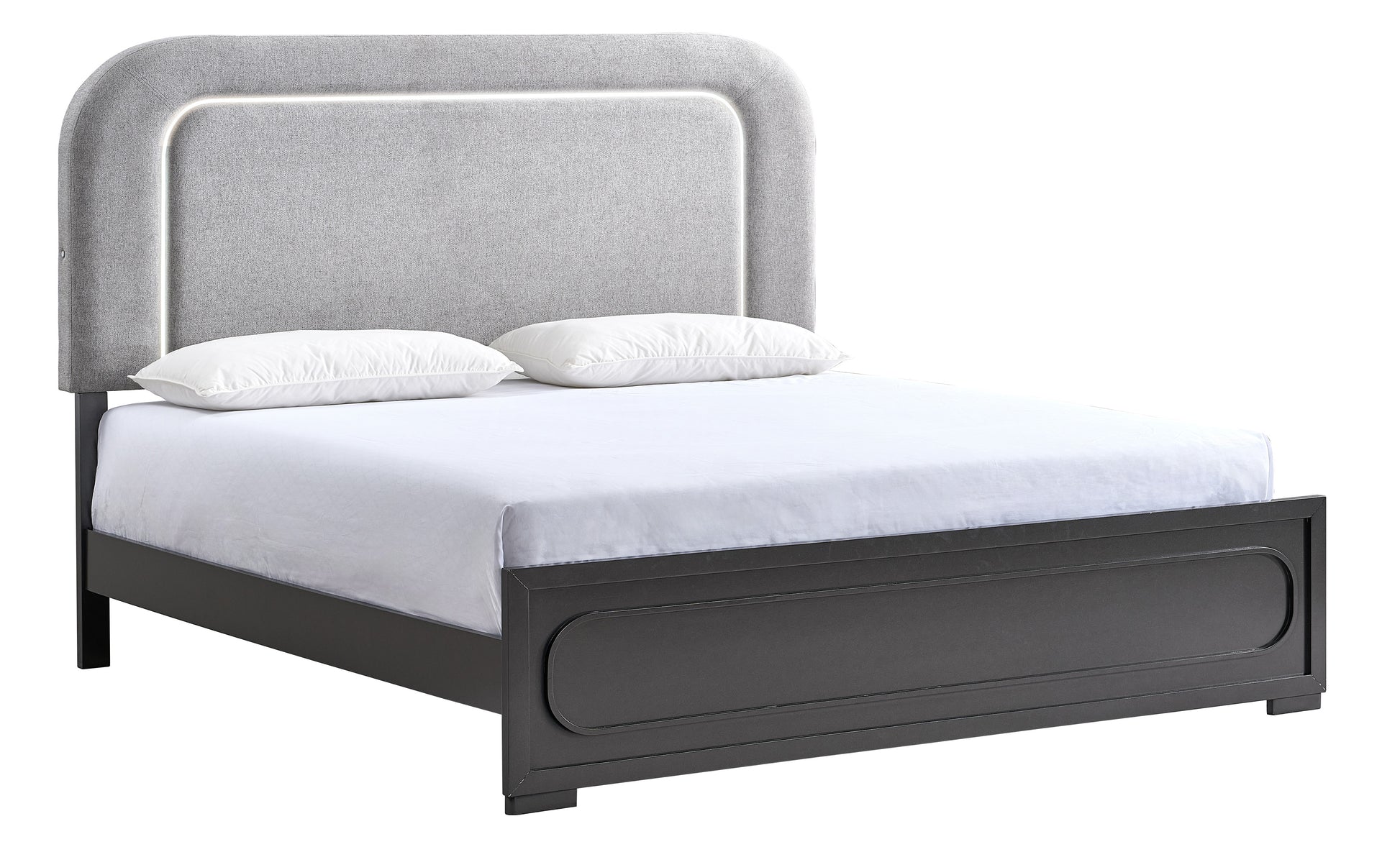 Wenge Wood Queen Bed Frame - 65" x 87" for Bedroom