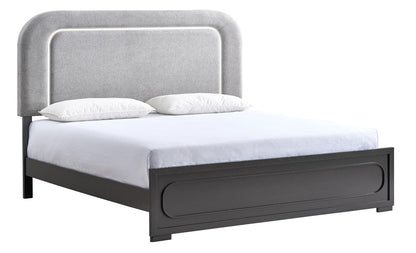 Wenge Wood Queen Bed Frame - 65" x 87" for Bedroom