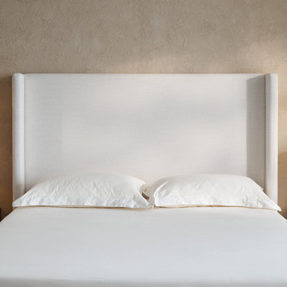 Upholstered Wingback Bed - California King, No Box Spring