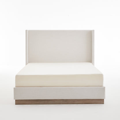 Upholstered Wingback Bed - California King, No Box Spring