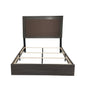 QUEEN BED in Dark Gray Oak (Rustic Accents)