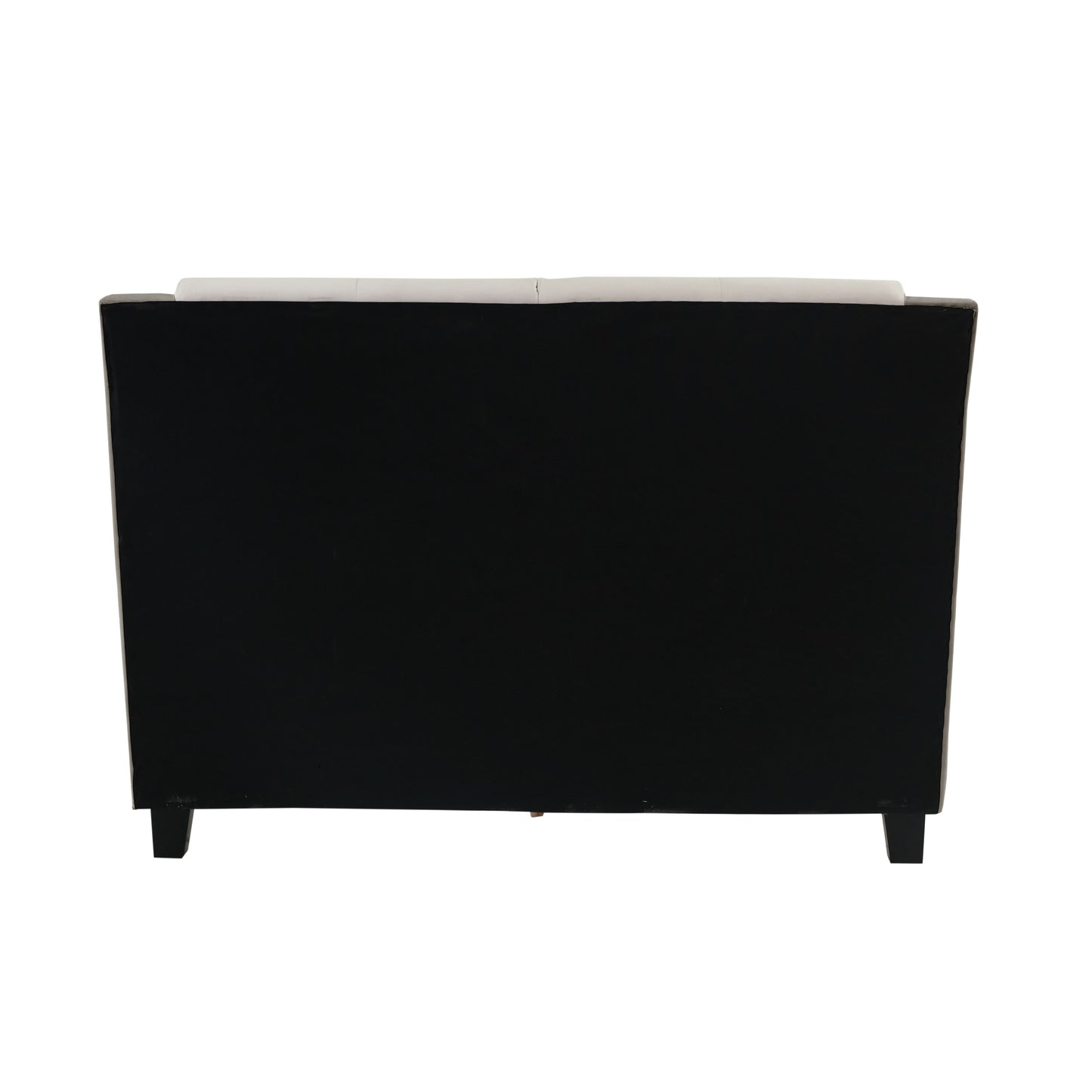 King Size Leather Bed Frame White Gray