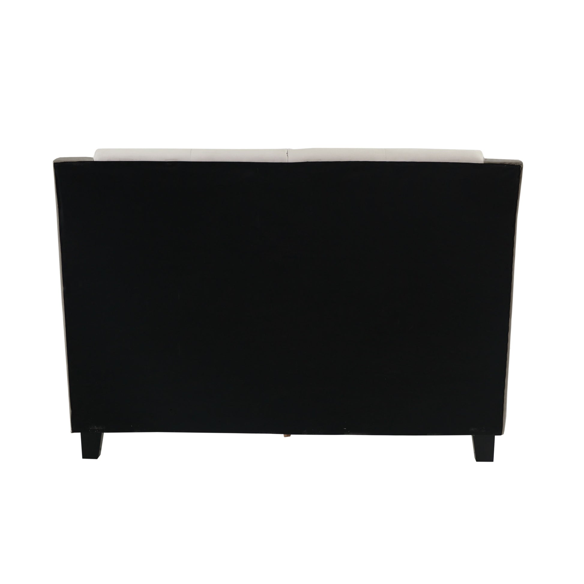 King Size Leather Bed Frame White Gray