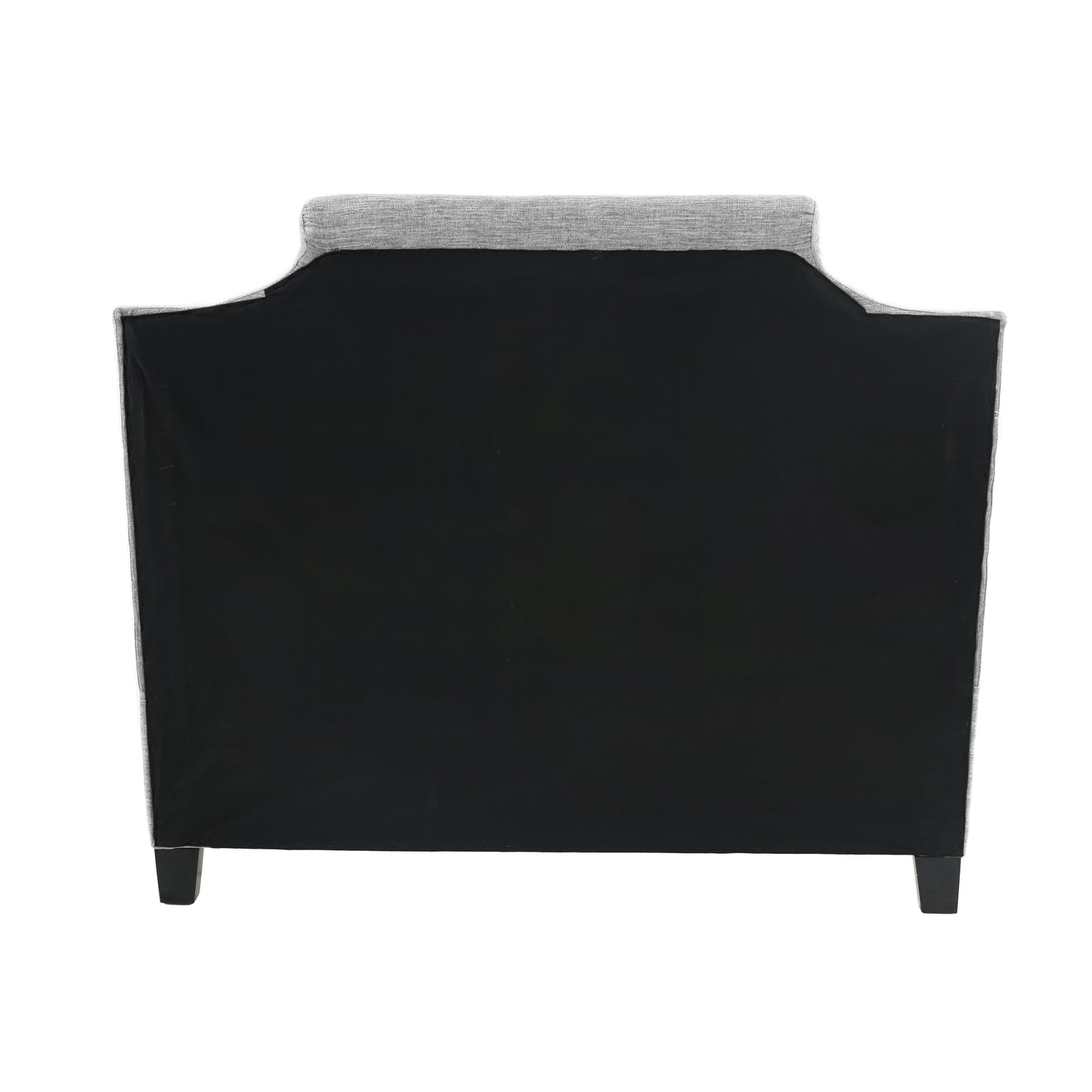 Gray Full Bed Frame - 50" High for Bedrooms