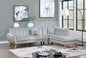 SECTIONAL - 2PC in Black Faux Leather
