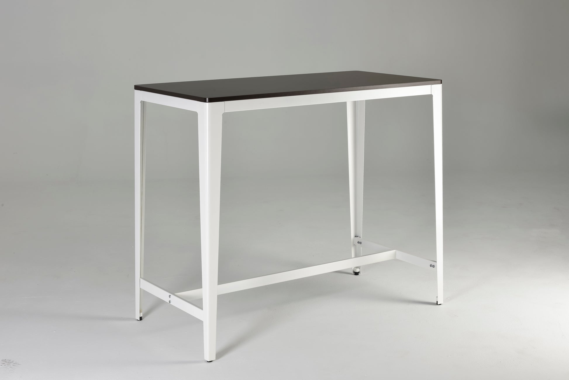 3 Piece Farmhouse Bistro Set - Brown & White Dining Table for Dining Room