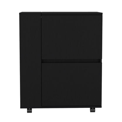 Bar Cart Belleville, Living Room, Black