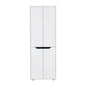 Multistorage Kitchen Pantry Hepler, Kitchen, White / Black
