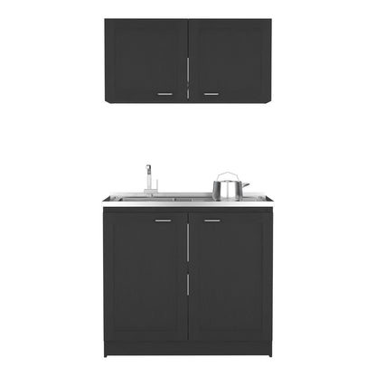 Cabinet Set Zeus, Garage, Black