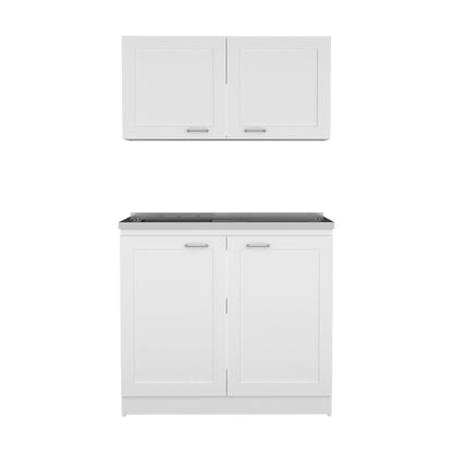 Cabinet Set Zeus, Garage, White