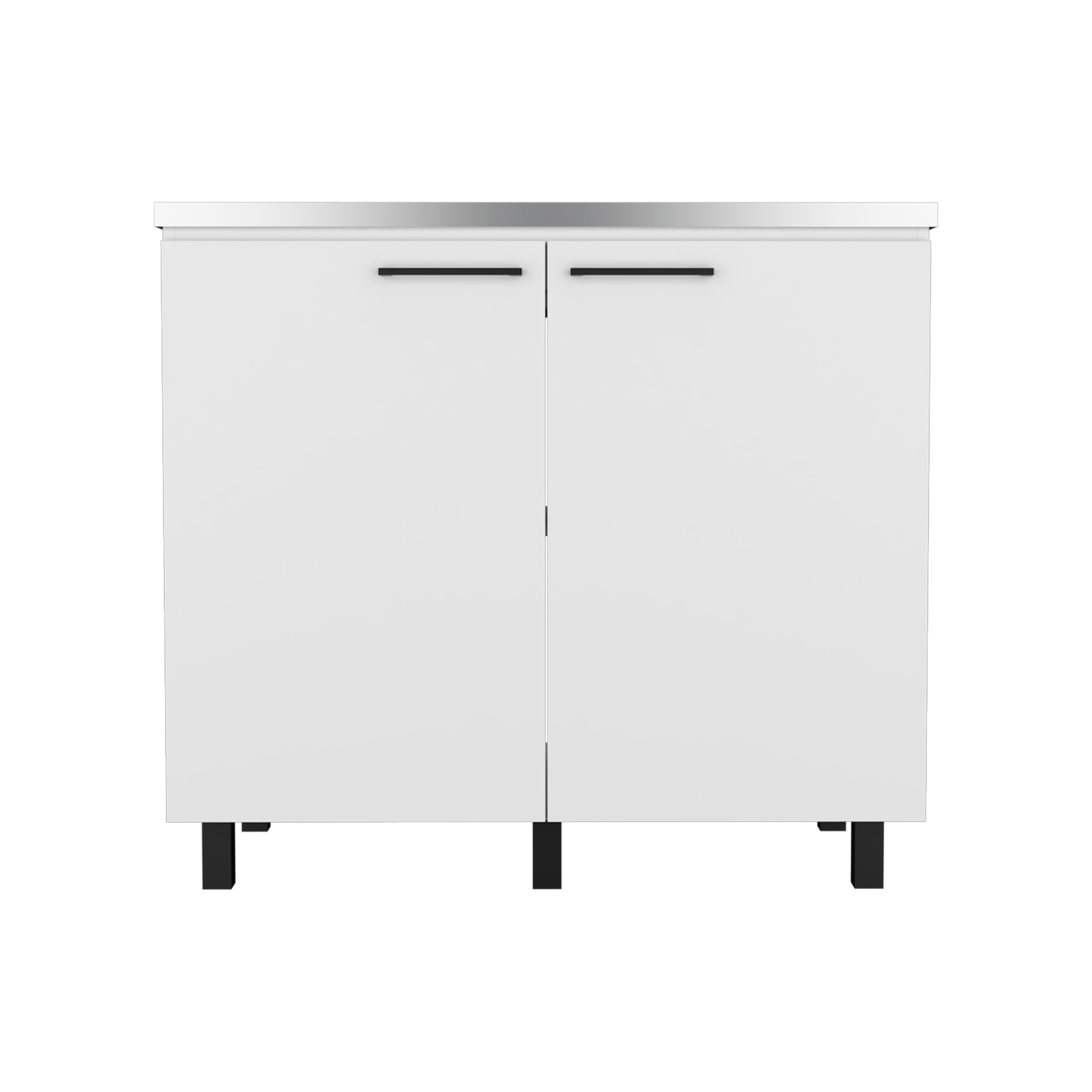 Wall Mounted Kitchen Set White Utility Sink Cabinet for Dining Room