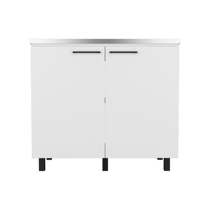 Wall Mounted Kitchen Set White Utility Sink Cabinet for Dining Room