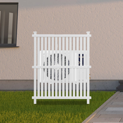 Vinyl Privacy Screen Panels - 36x48 White