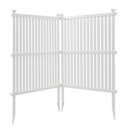 Vinyl Privacy Screen Panels - 36x48 White
