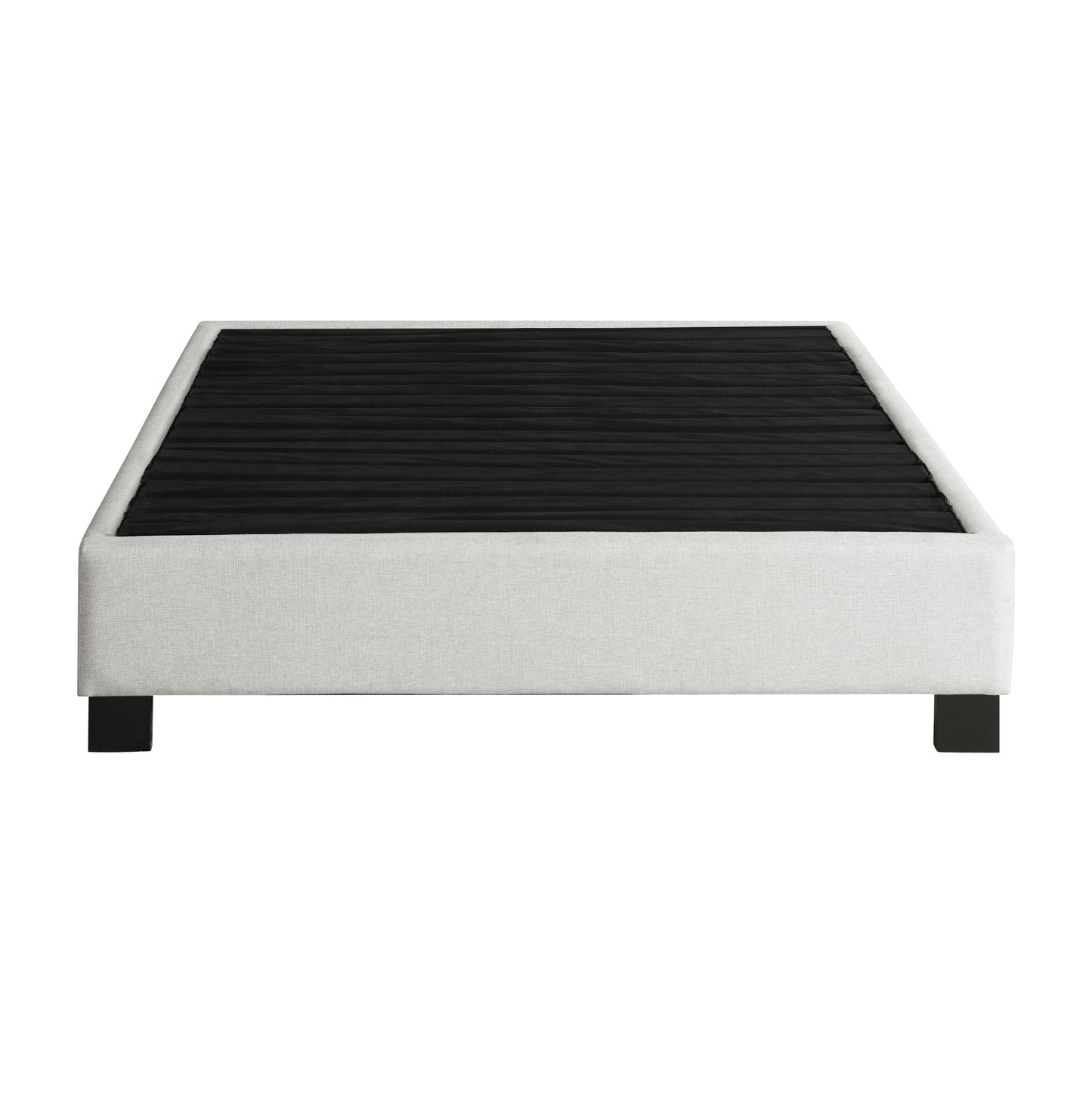 Modern Contempo Queen Upholstered Bed - Oatmeal Beige