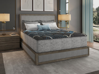 Restonic Comfort Care 14" Hybrid Mattress, Individual Pocketed Coil Mattress , Medium Comfort, King
