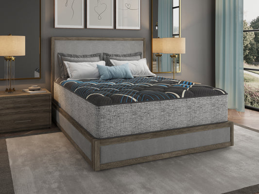 Restonic Comfort Care 14" Hybrid Mattress, Individual Pocketed Coil Mattress , Medium Comfort, King