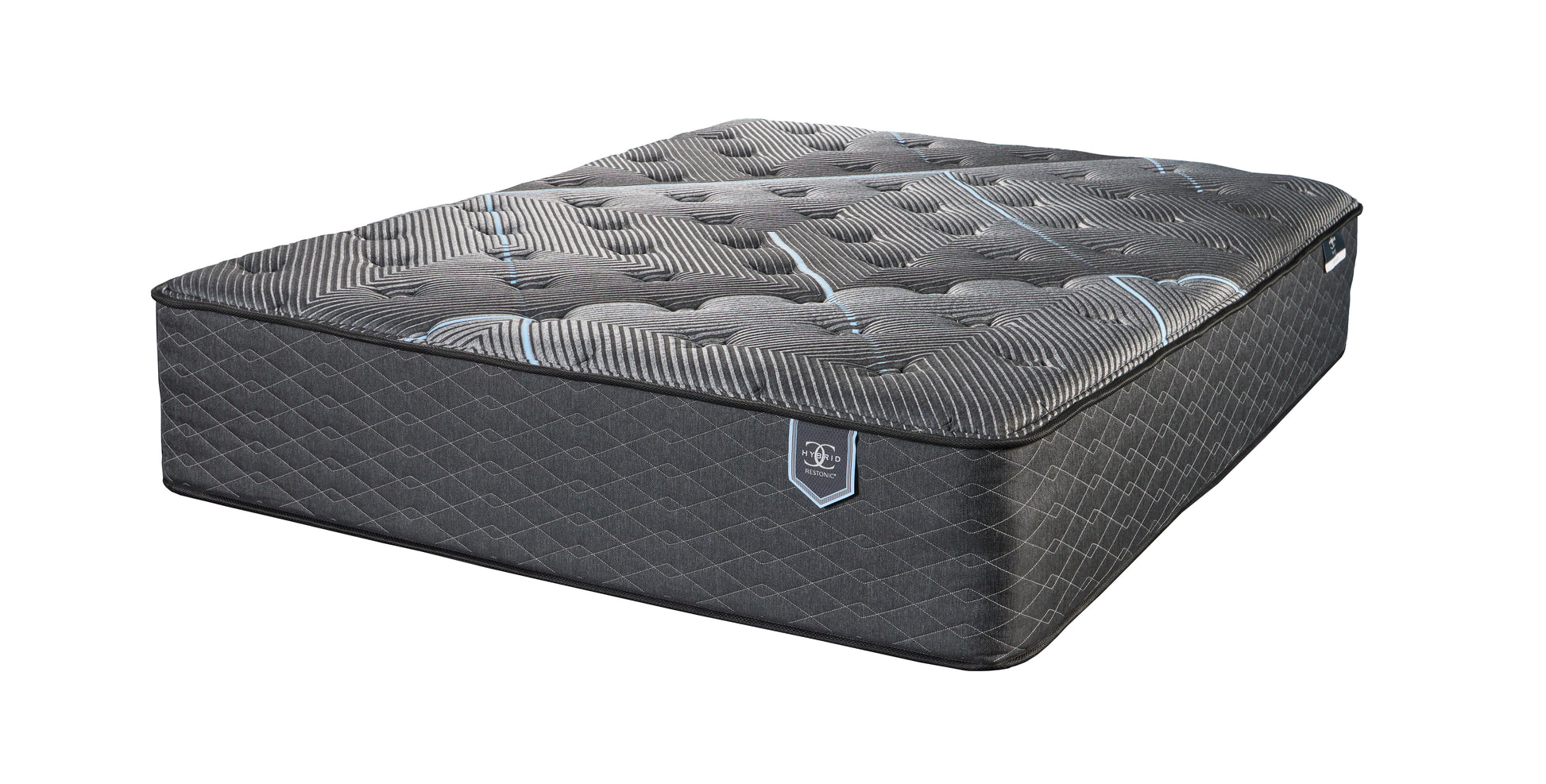 Restonic ComfortCare King Mattress - Black Foam, 14" Euro Top