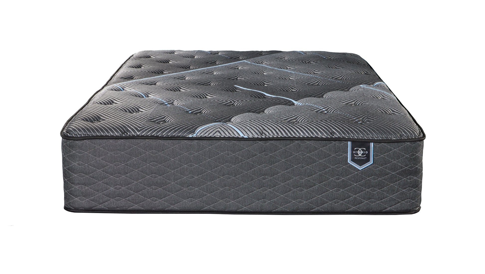 Restonic ComfortCare King Mattress - Black Foam, 14" Euro Top