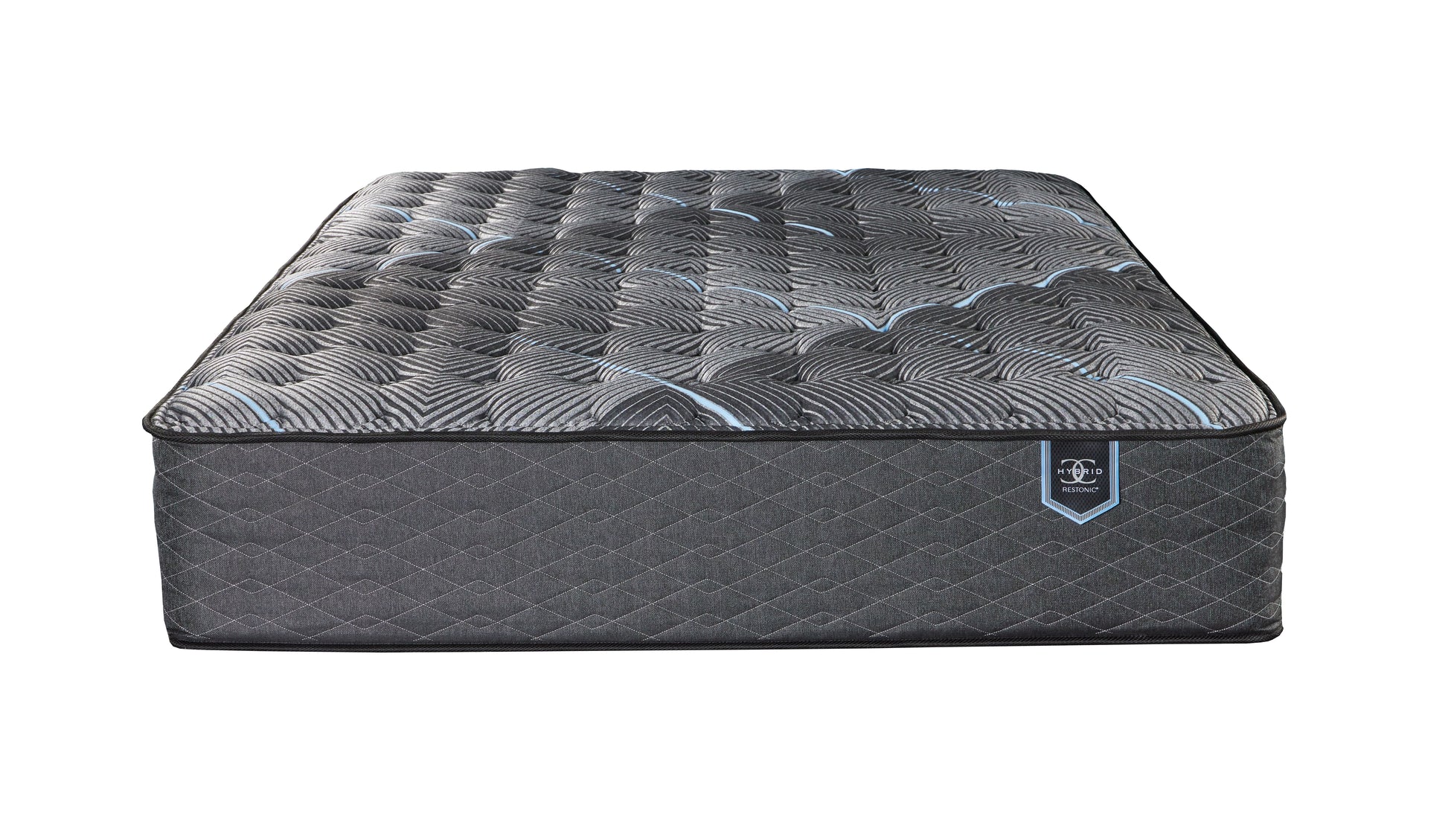 California King Black Foam Mattress - Restonic Restful Nights