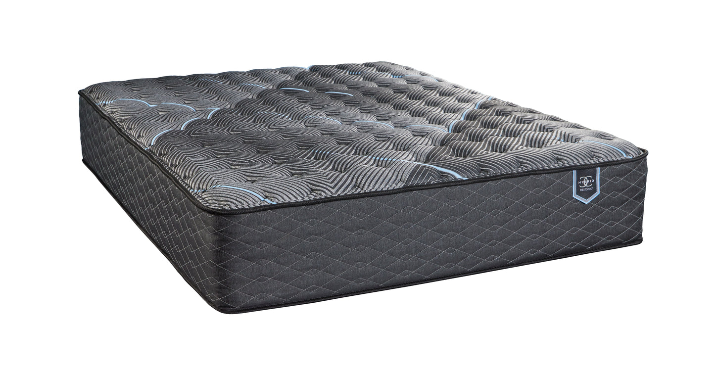 California King Black Foam Mattress - Restonic Restful Nights
