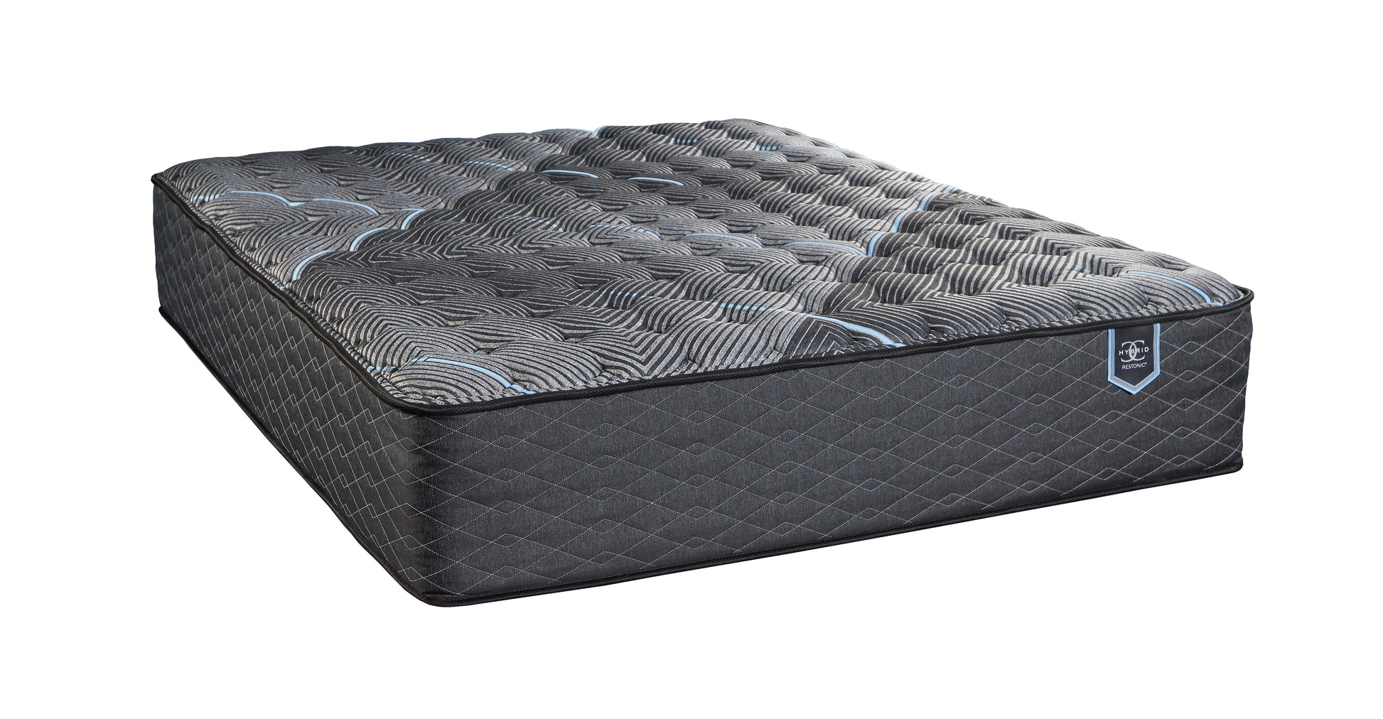California King Black Foam Mattress - Restonic Restful Nights