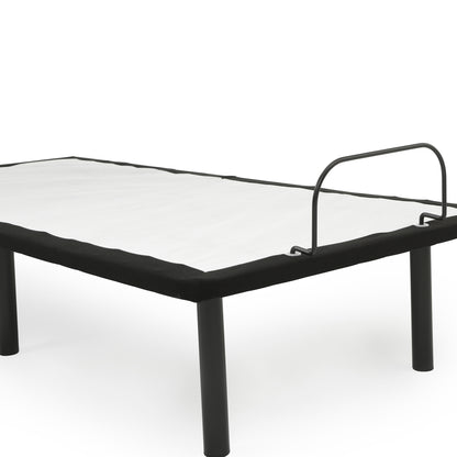 Full Size Adjustable Bed Base - Grey Metal Frame for Bedroom
