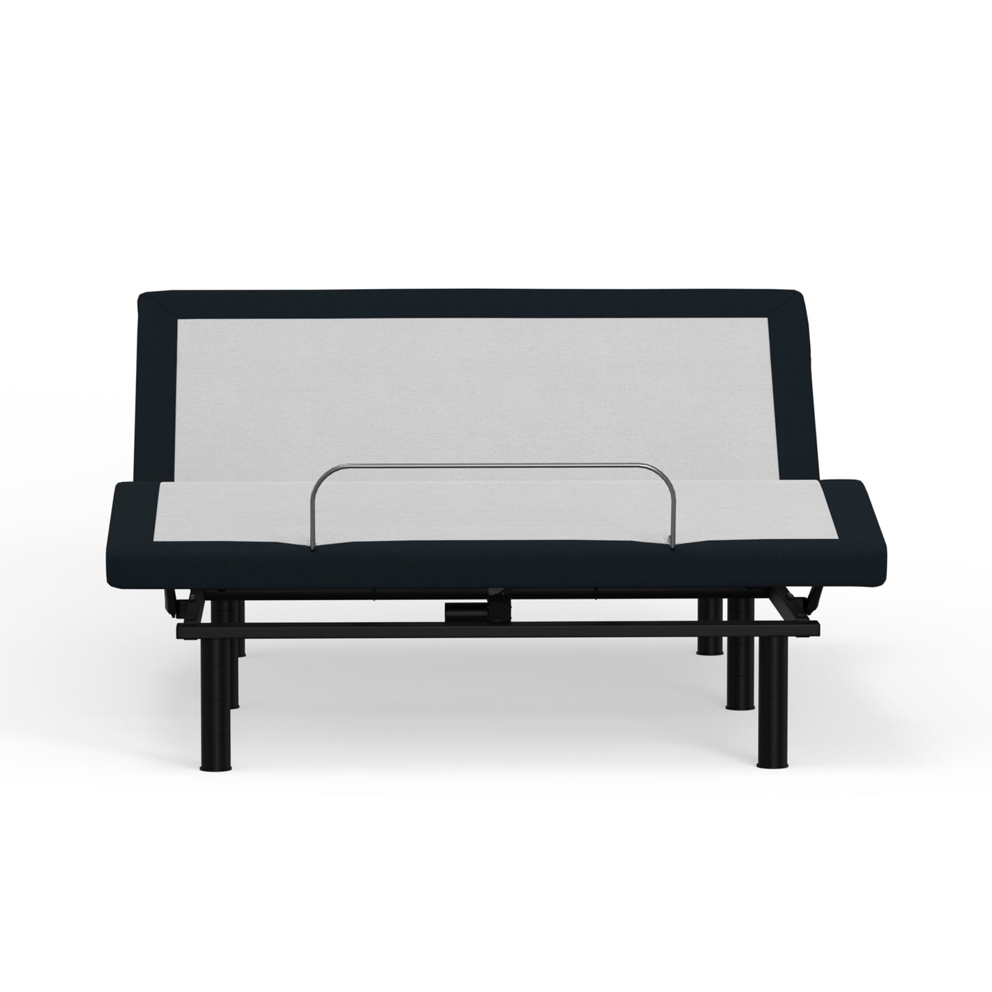 King Metal Massage Bed Base with LED Lighting and USB Ports for Bedroom