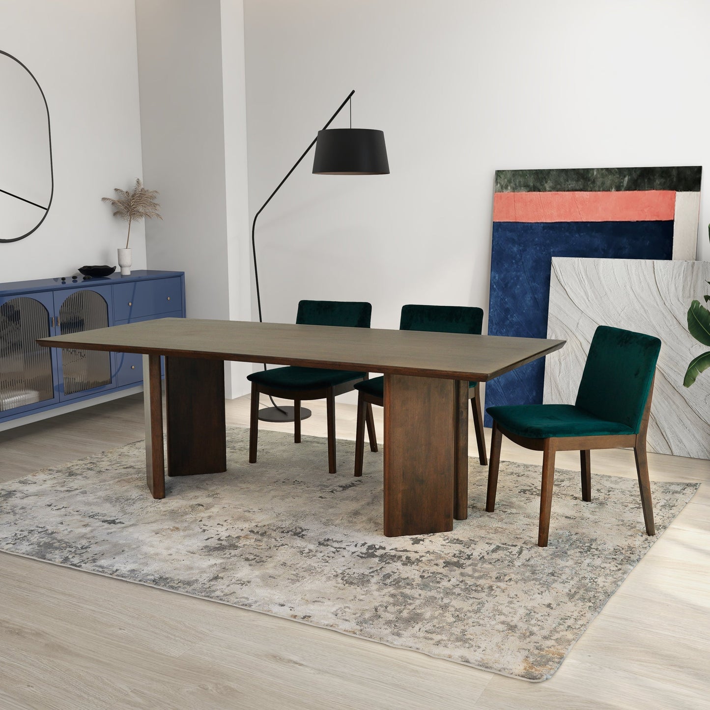 Oak Rectangular Dining Table - Seats 4