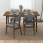 Carlos Solid Wood Dining Table and 4 Side Chairs