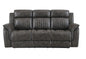 STEBAN GREY RECLINING SOFA