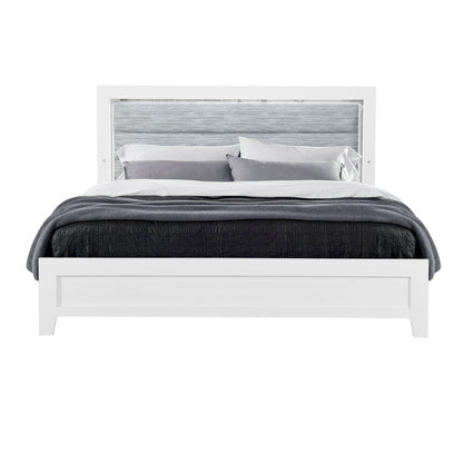 OMODA WHITE TWIN BED WITH LED