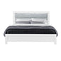 OMODA WHITE TWIN BED WITH LED